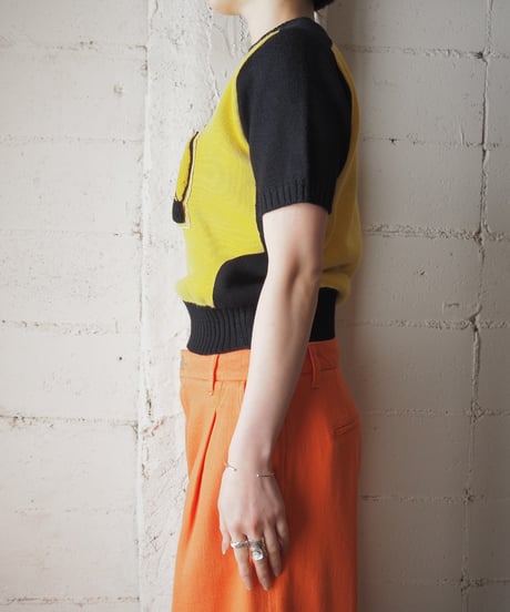 1950-60's Vintage Short Sleeve Knit YEBK