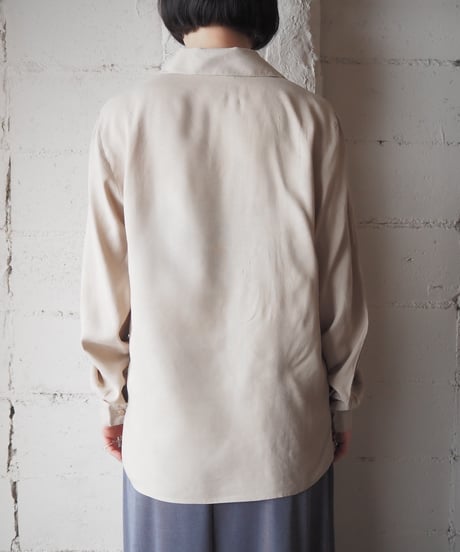 Open Collar Silk Shirt BE