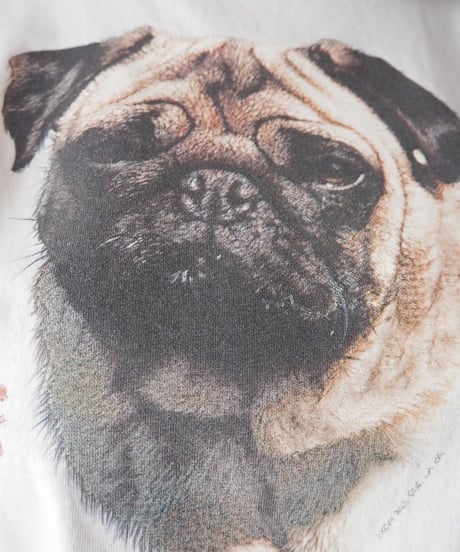 PUG Print Tee WH