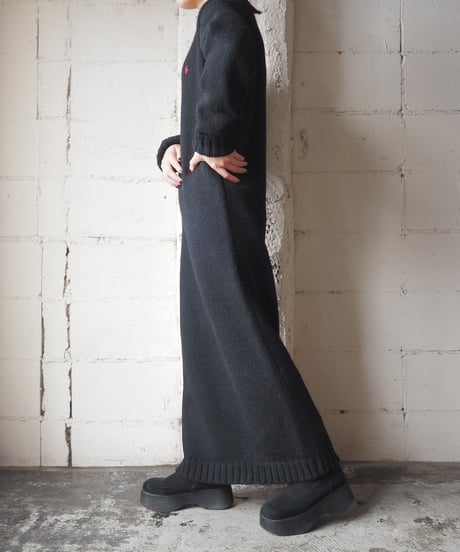 Ralph Lauren Crew Neck Knit Dress BK