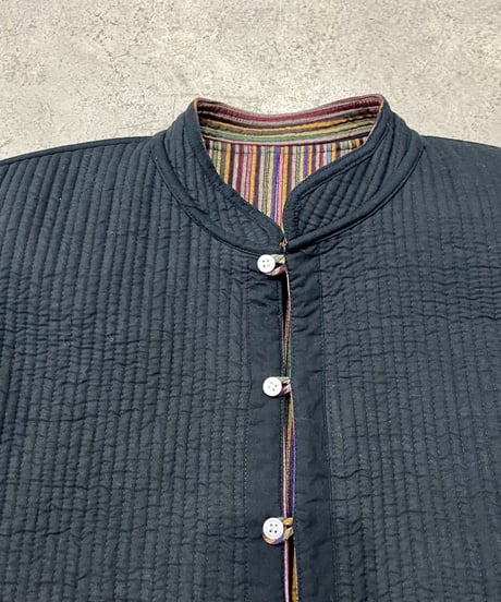 Multi Color Stripe Quilted Jacket REYE