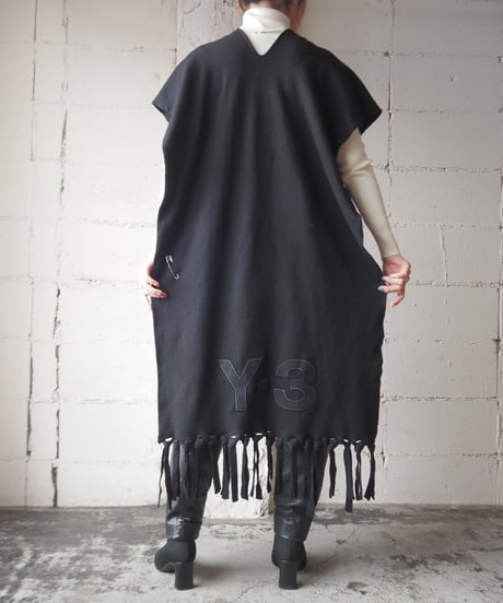 Y-3 Multi Way Poncho/Muffler BK