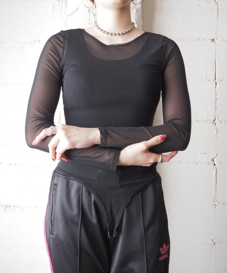 Sheer Bodysuit BK