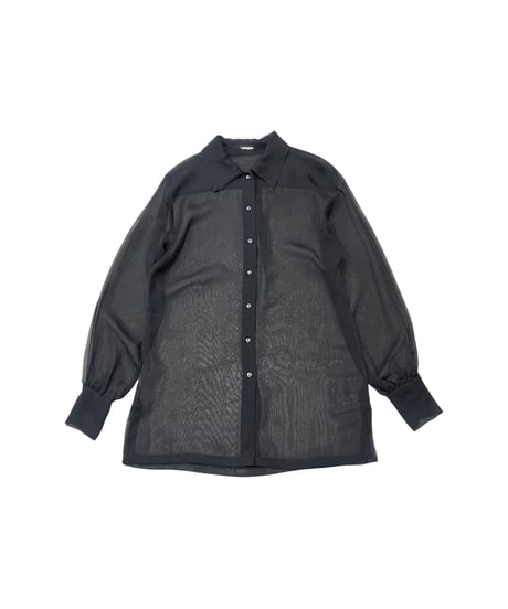 L/S Sheer Shirt BK