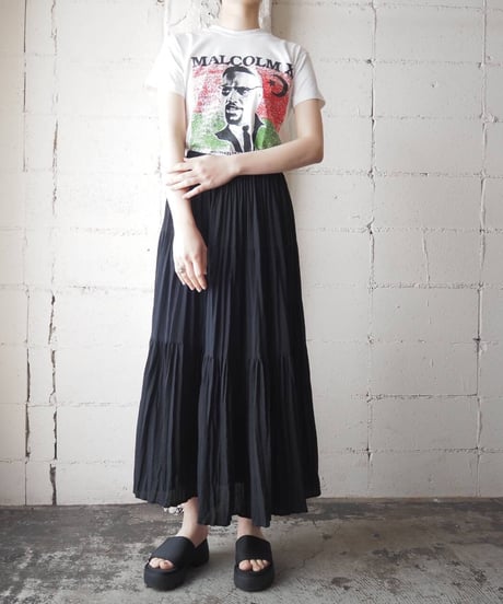 MALCOLMX Print Tee WH RE GN