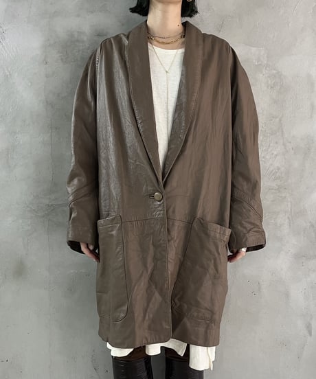 USA Shawlcollar Leather Jacket BR
