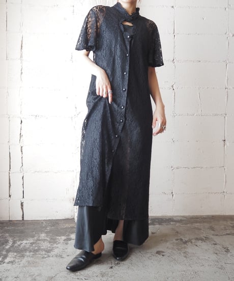 Peekaboo Lace Dress BK
