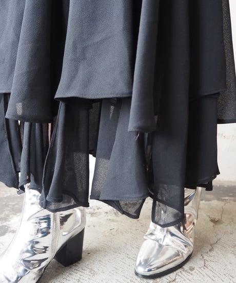 Hem Design Easy Skirt BK
