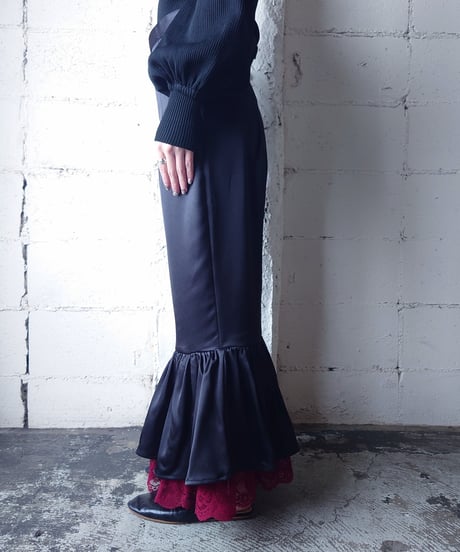 Satin Marmaid Skirt BKRE