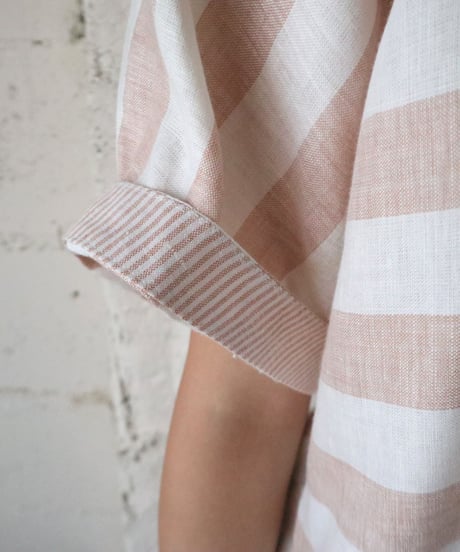 Square Neck Border Tops BEWH