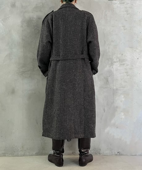 Mix Tweed Long Chester Coat GR