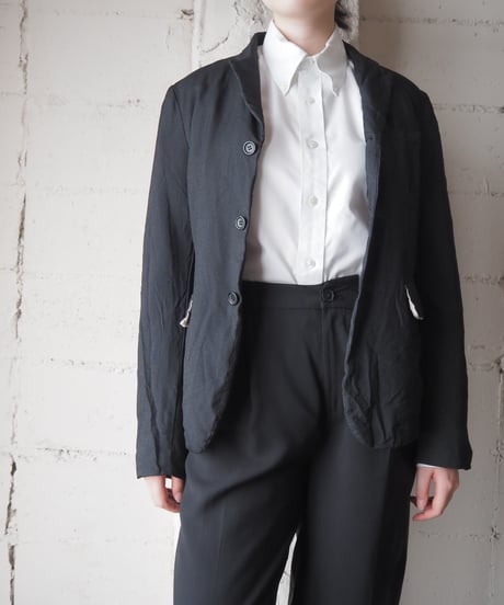 BLACK COMME des GARÇONS Pinstripe Tailored Jacket BK
