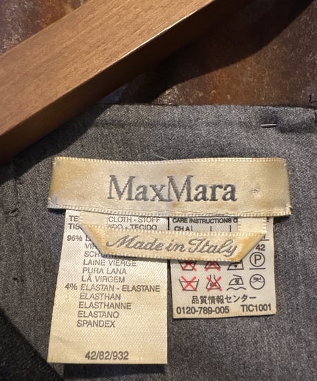MaxMara Sleeveless Wool Dress BK