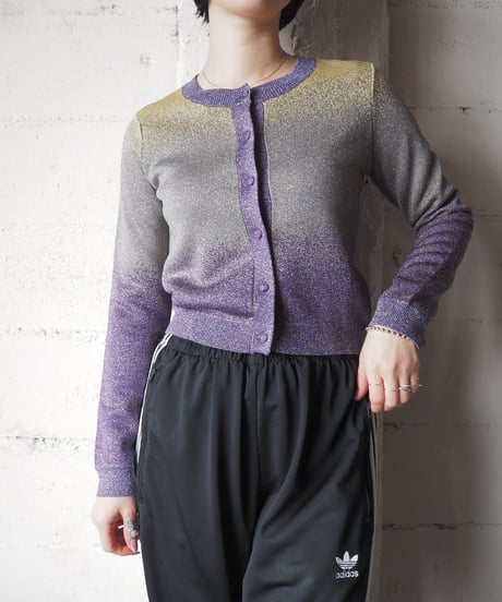 PAULE KA Crew Neck Cardigan PUR YE