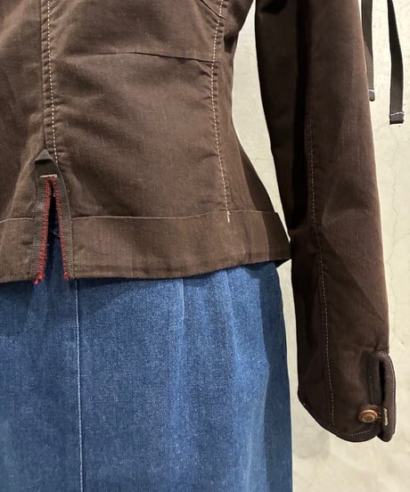 Marithe + François Girbaud Stand Collar Design Jacket DBR