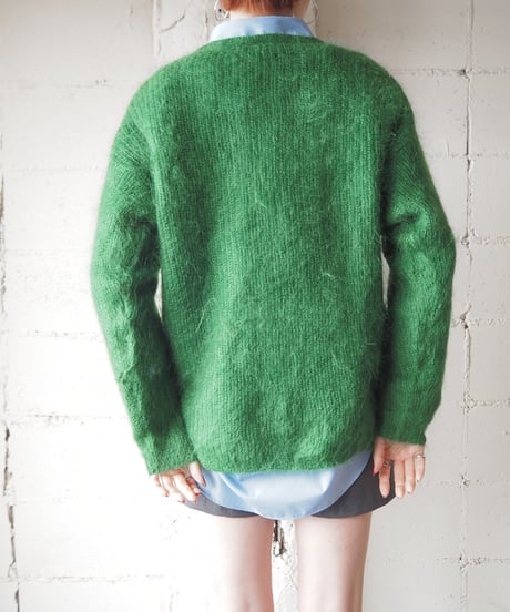 Plane Mohair  Knit GN