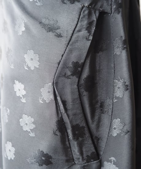 Shadow Flower Pattern Dress BK