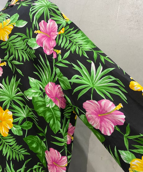 LAUREN 90's China Aloha Shirt BKGNYEPI