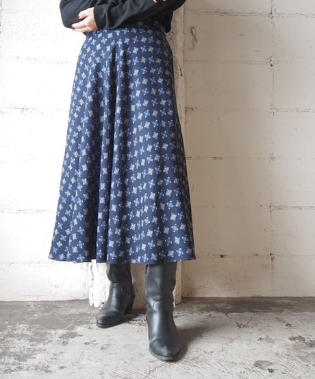 Ralph Lauren Small Pattern Flared Skirt NV