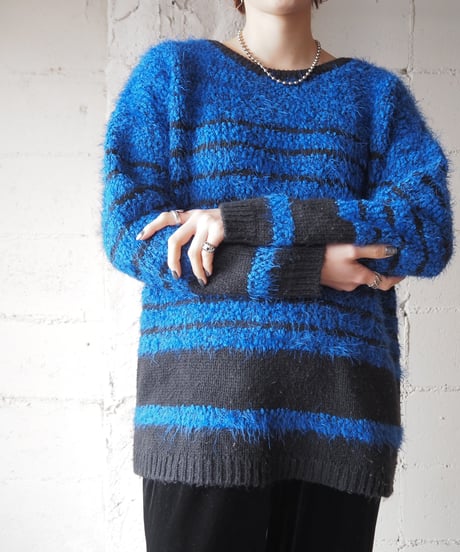 Calvin Klein Border Pattern Sweater BLBK