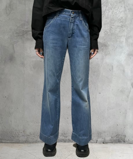 1970-80's USA Lee Flared Denim BL