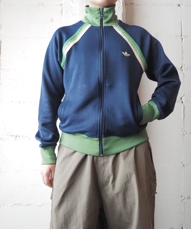 【期間限定値下げ中】adidas vintage track jacket 60-70s Vintage adidas Track Jacket Light Blue ×