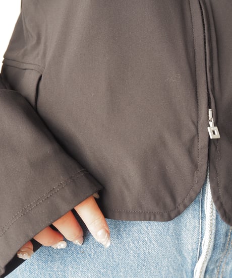 MARITHÉ FRANÇOIS GIRBAUD Double Zip Stand Collar Jacket BK