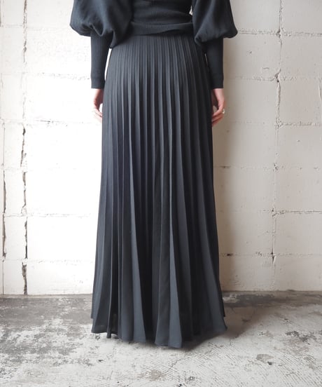 Accordion Pleats Skirt BK