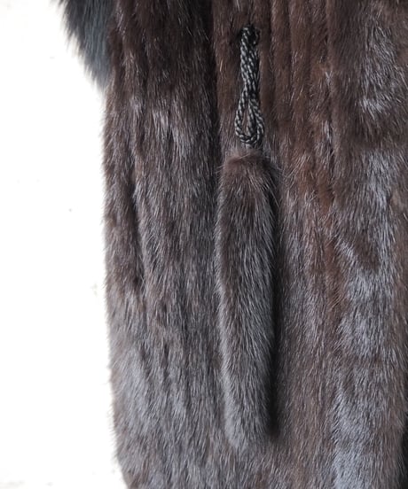 Real Mink Fur Vest BK
