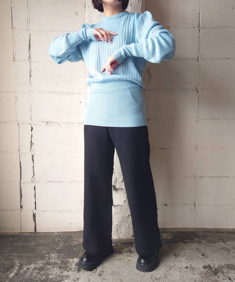 Long Rib Cable Sweater LBL