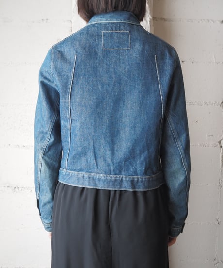 Levi's ENGINEERED Fly Front Zip Up Denim Jacket NV