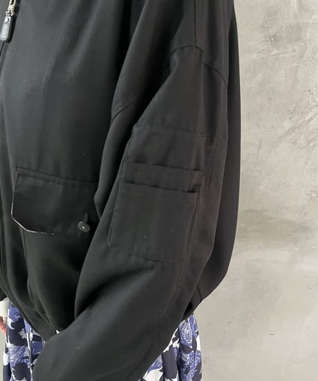 Pocket Design Bicolor Jacket BKWH