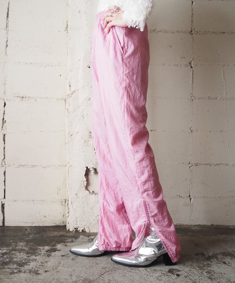 Side Slit Nylon Pants PI