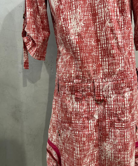 Desigual Many Pockets 3/4 Sleeve Dress RE WH