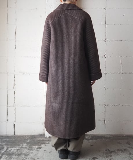 Stand Fall Collar Alpaca Coat BR