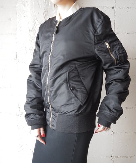 Remake Collar MA-1 Jacket BK