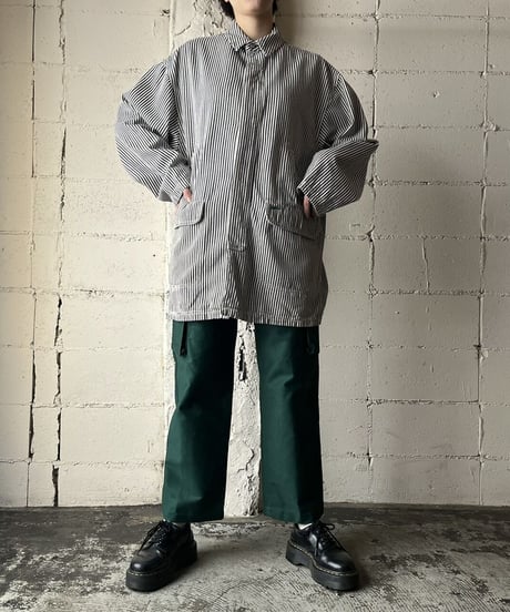TOMMY HILFGER Stripe Shirt Jacket WHBK