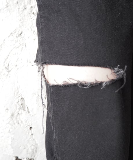 Remake Levi's550 Slashed Denim BK
