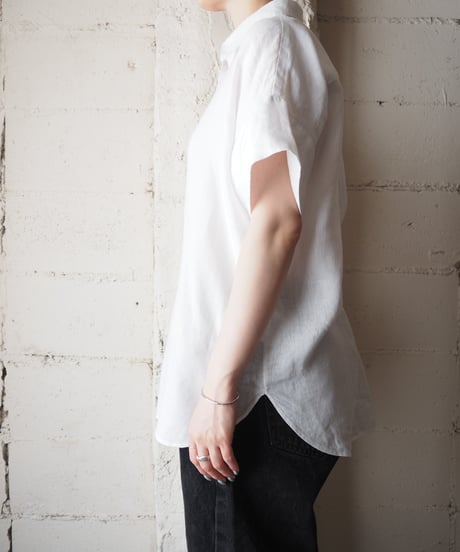 LAUREN RALPH LAUREN Short Sleeve Linen Shirt WH
