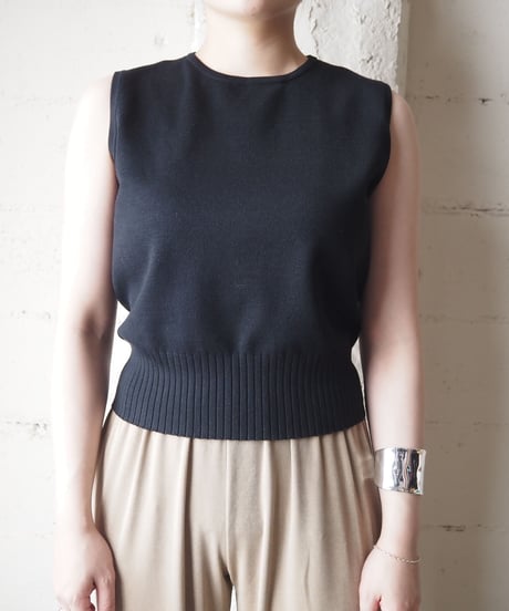 Crewneck Silk Knit BK
