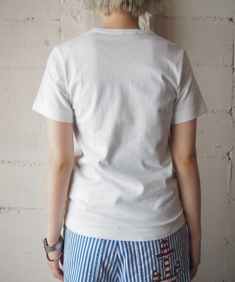 PLAY COMME des GARCONS Print Tee WH RE