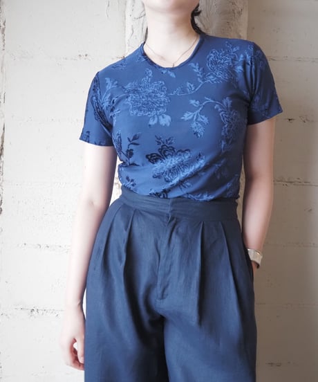 Made in Italy Opal Velvet T-Shirt NV