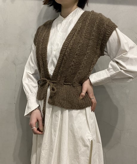 Drewstring Knit Vest BR