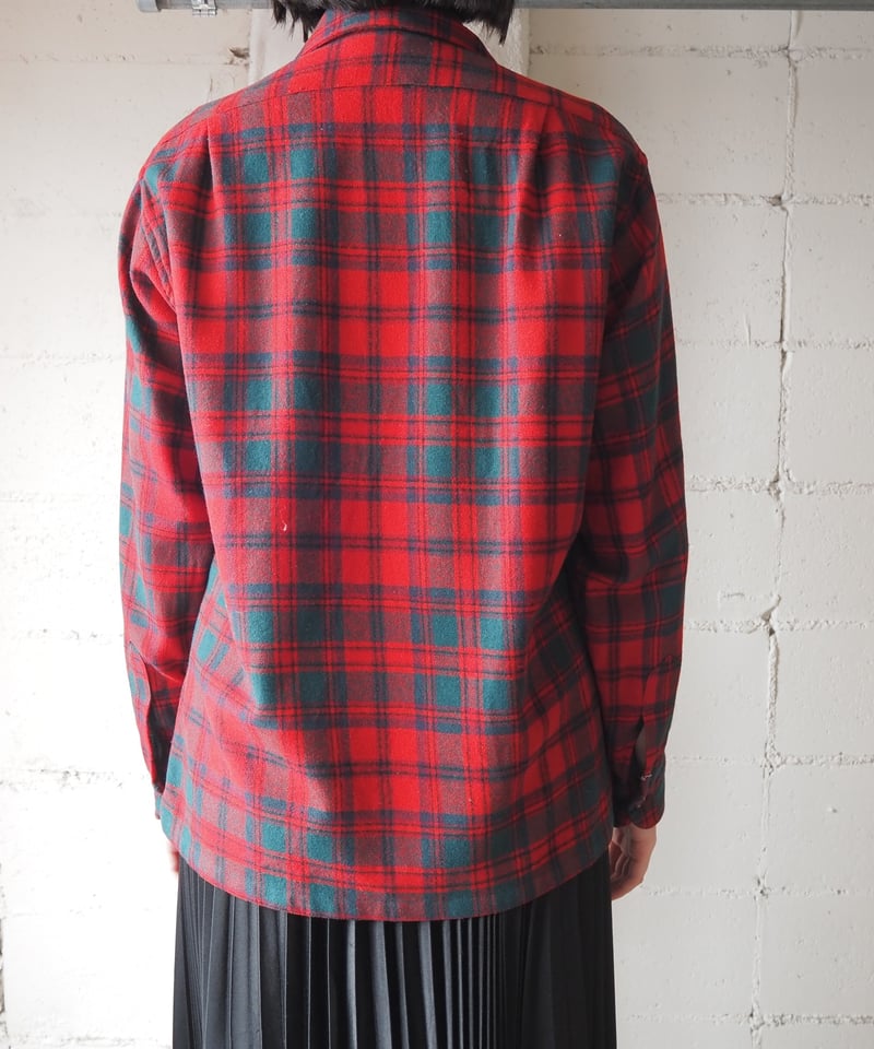 1960's PENDLETON Wool Check Shirt RE | Orfeo