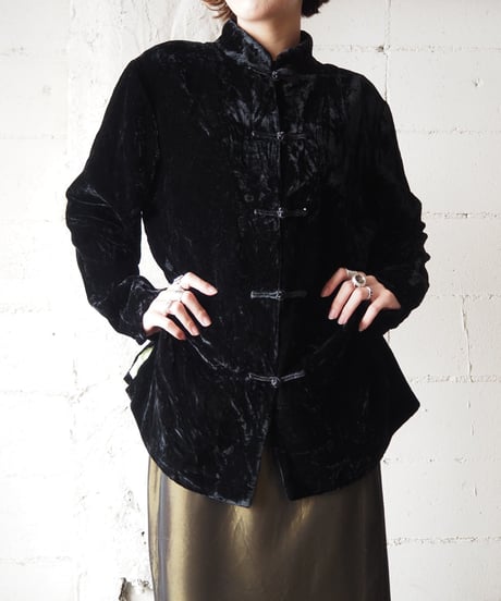 Velour China Shirt BK