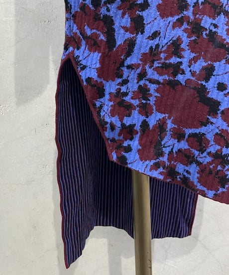 ACNE STUDIOS Flower Pattern Tight Skirt BLBUR