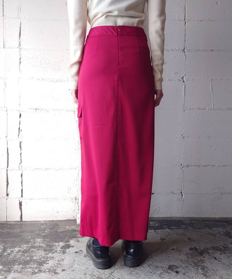 Long Tight Cargo Skirt RE