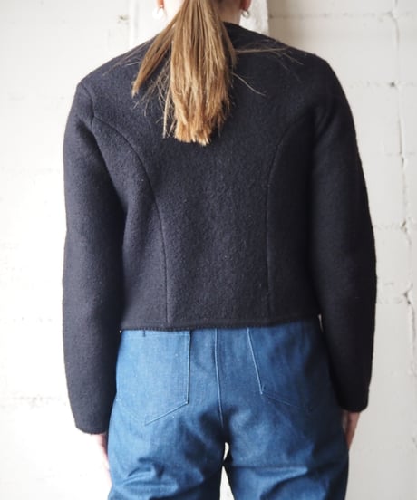 Gold Button Tyrolean Cardigan BK