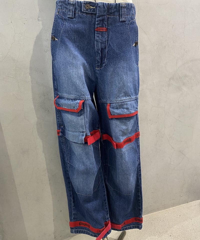 MARITHE FRANCOIS GIRBAUD Tape Design Denim Shut