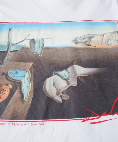 1990's Dead Stock USA Salvador Dali Tee 記憶の固執